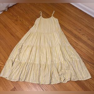 Sundress the Label Yellow Striped Maxi Cotton Dress
  XS/S